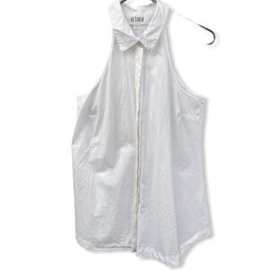 Vetiver‎ Sleeveless White Blouse